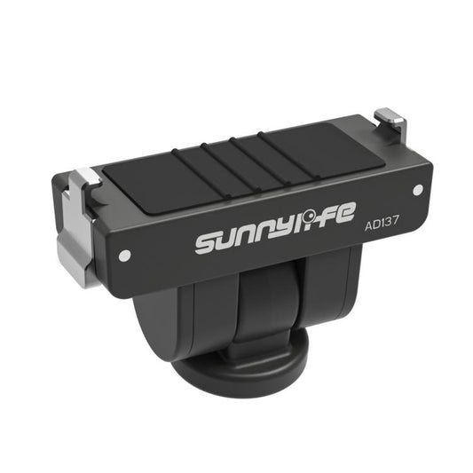 For Insta360 GO Ultra Sunnylife Magnetic Quick Release Adapter Mount 1/4 Interface 180 Tilt Adjustable Selfie Stick Adapter Stand, AD137 For Insta360 GO Ultra