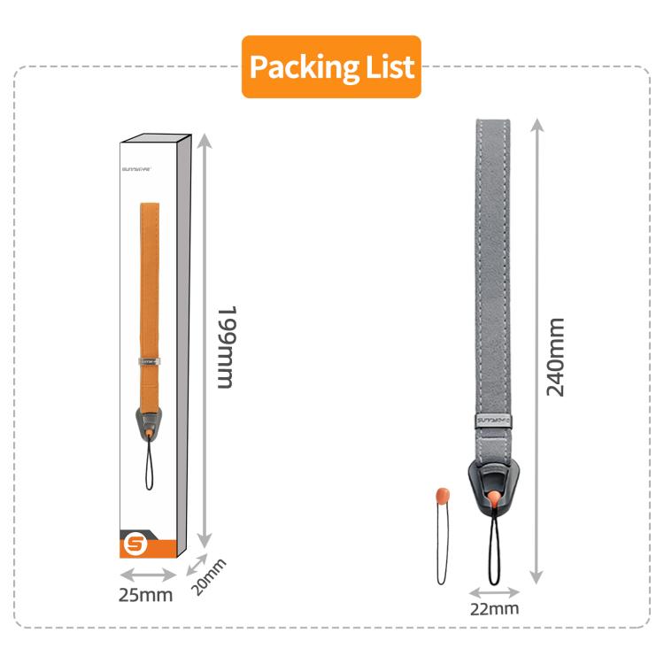 Sunnylife Universal Quick-Release Wrist Strap Adjustable Wrist Lanyard Soft Safe Rope for Action Camera