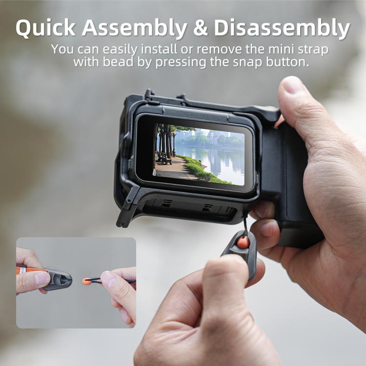 Sunnylife Universal Quick-Release Wrist Strap Adjustable Wrist Lanyard Soft Safe Rope for Action Camera