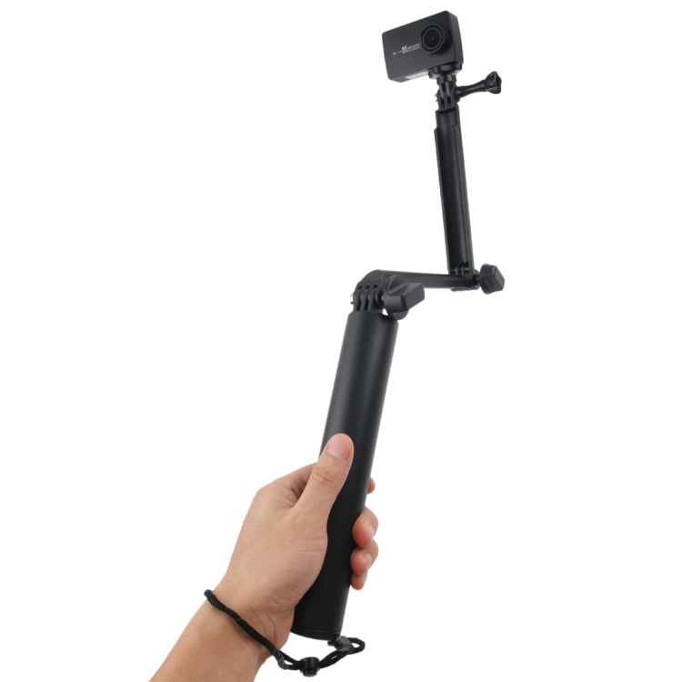 3-Way Monopod + Magic Mount Selfie Stick for GoPro, Insta360, DJI and Other Action Cameras, Length: 24.5-63cm