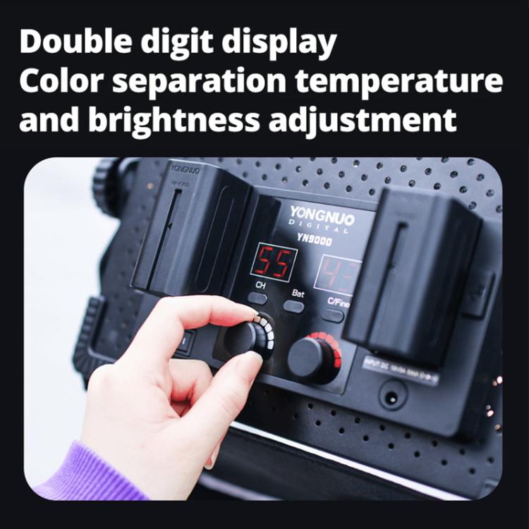 YONGNUO YN9000 900pcs LED Illumination Dimming Studio 3200-5600K Video Light, YN9000 3200-5600K