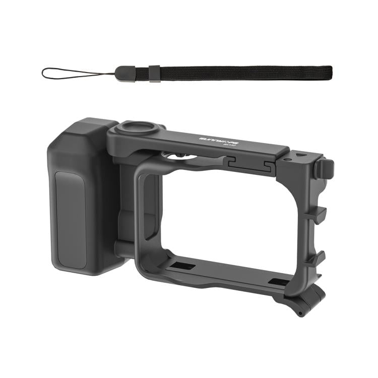 For Insta360 GO Ultra Sunnylife Street Photography Handle Ergonomic Hand Grip Quick Release Shutter Handle, For Insta360 GO Ultra (Black), For Insta360 GO Ultra (White)