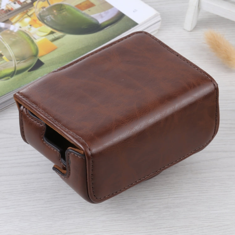 Full Body Camera PU Leather Case Bag for Sony ZV-1, For Sony ZV-1