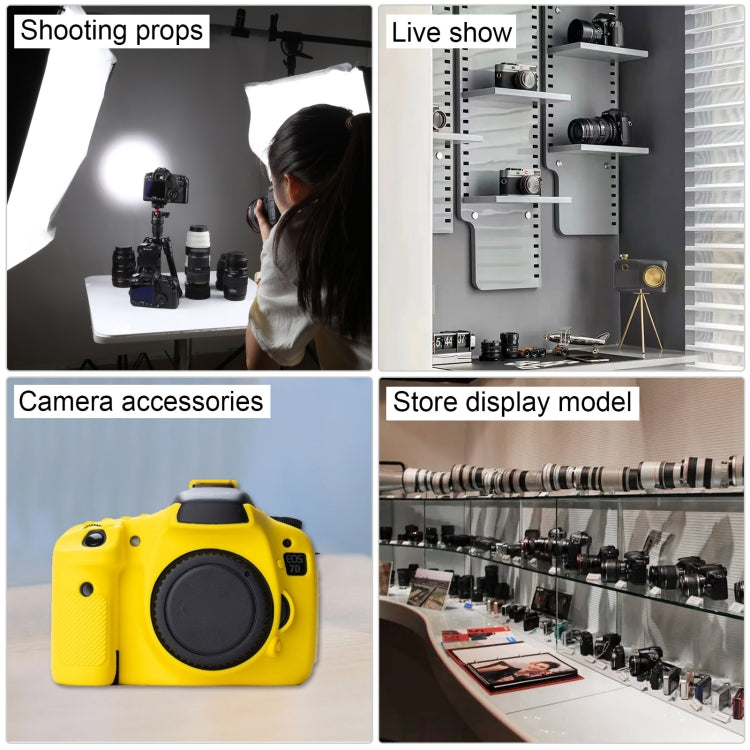 For Canon EOS 7D Non-Working Fake Dummy 70-200 Lens DSLR Camera Model Photo Studio Props with Strap