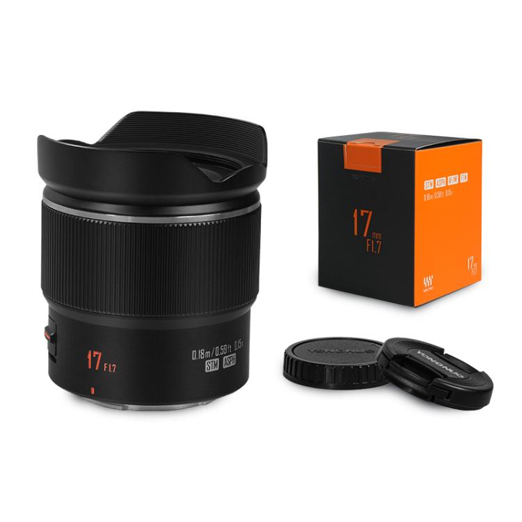 YONGNUO YN17mm F1.7M M4/3 Mount Lens for Mirrorless Cameras, YN17mm F1.7M