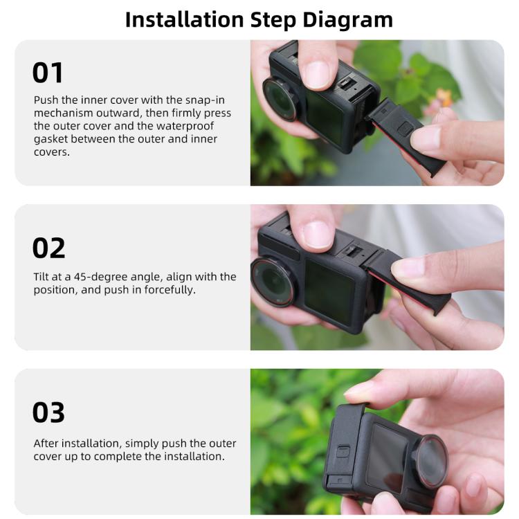 For DJI Osmo Action 5 Pro Battery Side Cover