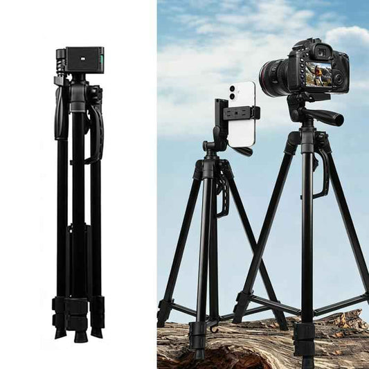 3366 1.4m Portable Phone Live Selfie Tripod DV SLR Camera Stand