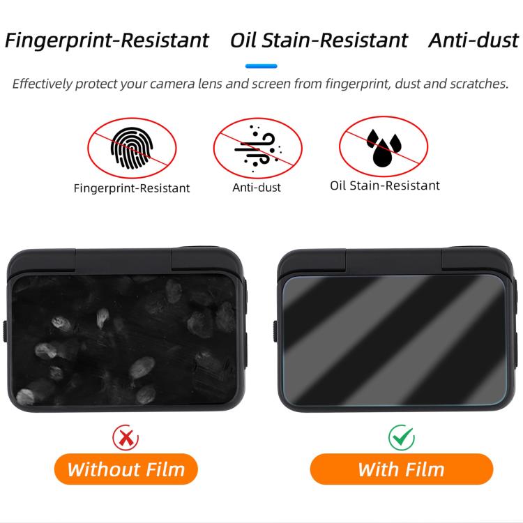 For Insta360 GO Ultra 2pcs Sunnylife Screen Lens Explosion-proof Film, Sunnylife
