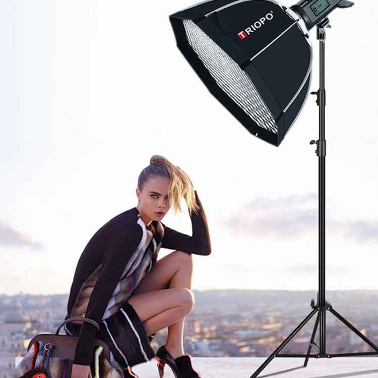 TRIOPO S120 Diameter 120cm Honeycomb Grid Octagon Softbox Reflector Diffuser for Studio Speedlite Flash Softbox