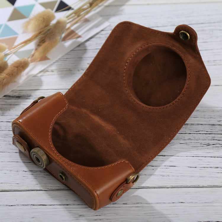 Full Body Camera PU Leather Case Bag with Strap for Canon PowerShot SX730 HS / SX720 HS, For SX730 HS