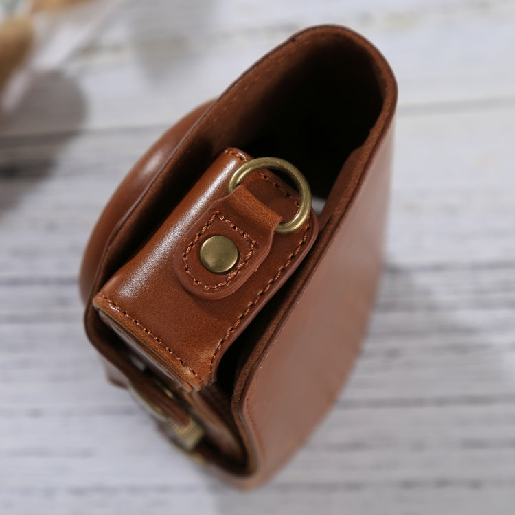 Full Body Camera PU Leather Case Bag with Strap for Canon PowerShot SX730 HS / SX720 HS, For SX730 HS