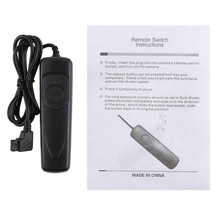 Cuely RM-S1AM Remote Switch Shutter Release Cord for Sony A900 / A700 / A350