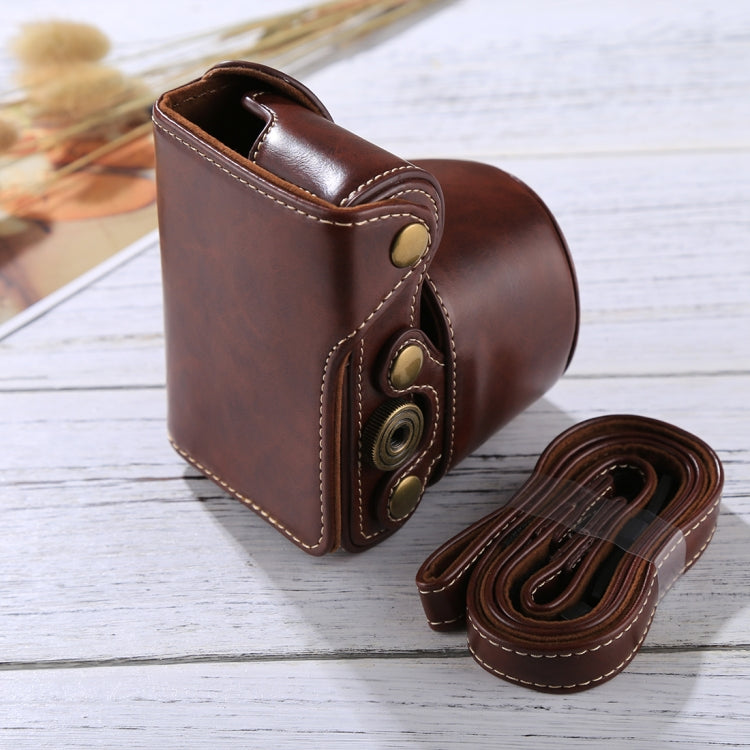 Full Body Camera PU Leather Case Bag with Strap for Sony A5100 / A5000 / NEX-3N (16-50mm / 40.5mm Lens), For Sony A5000, For A5100