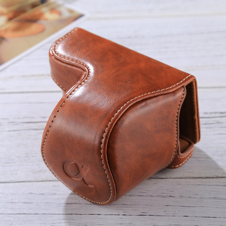 Full Body Camera PU Leather Case Bag with Strap for Sony A5100 / A5000 / NEX-3N (16-50mm / 40.5mm Lens), For Sony A5000, For A5100