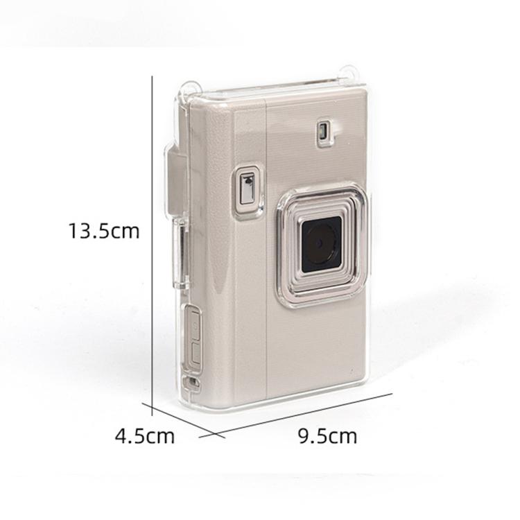 For FUJIFILM instax mini Liplay+ Protective Crystal Shell Case with Shoulder Strap, For FUJIFILM instax mini Liplay+