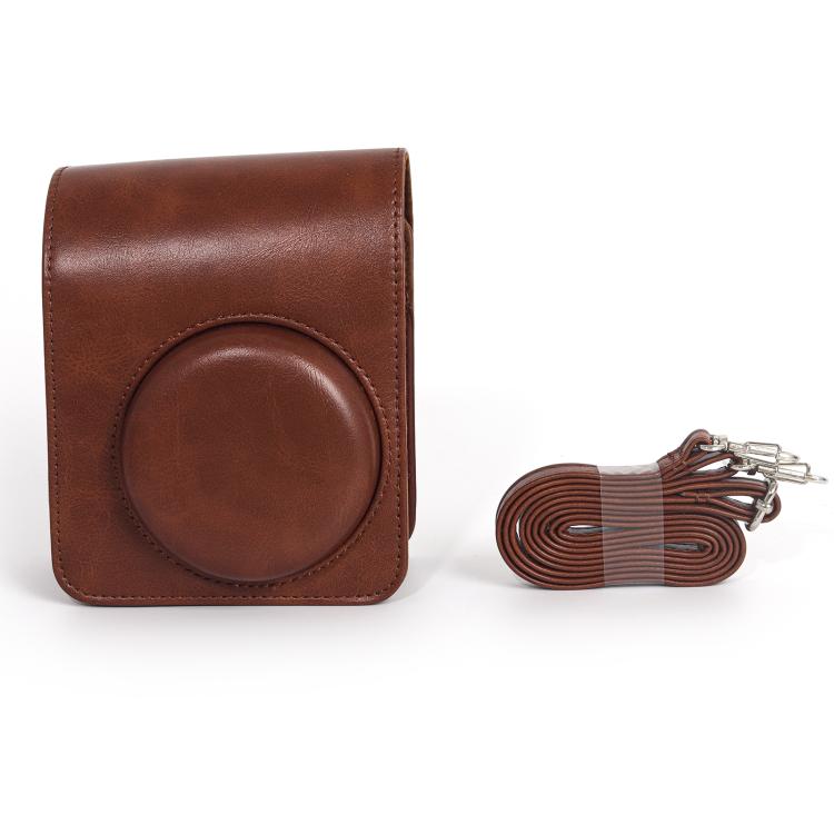 For FUJIFILM Instax Mini 13 Vegan Leather Full Body Camera Protective Bag with Shoulder Strap, For FUJIFILM Instax Mini 13