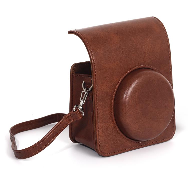For FUJIFILM Instax Mini 13 Vegan Leather Full Body Camera Protective Bag with Shoulder Strap, For FUJIFILM Instax Mini 13