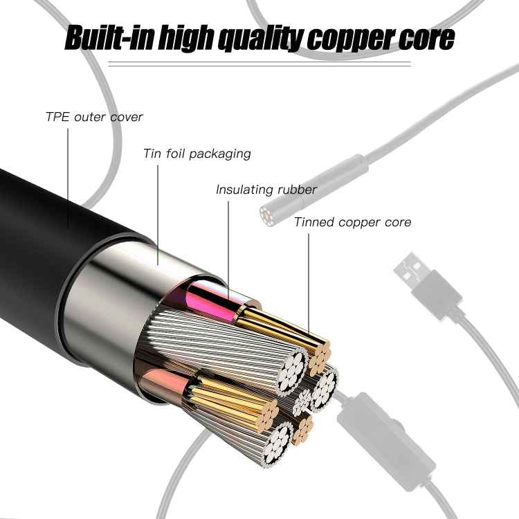 P20 4.3 Inch Screen Display HD1080P Inspection Endoscope with 8 LEDs, Length: 2m, Lens Diameter: 8mm, Hard Line