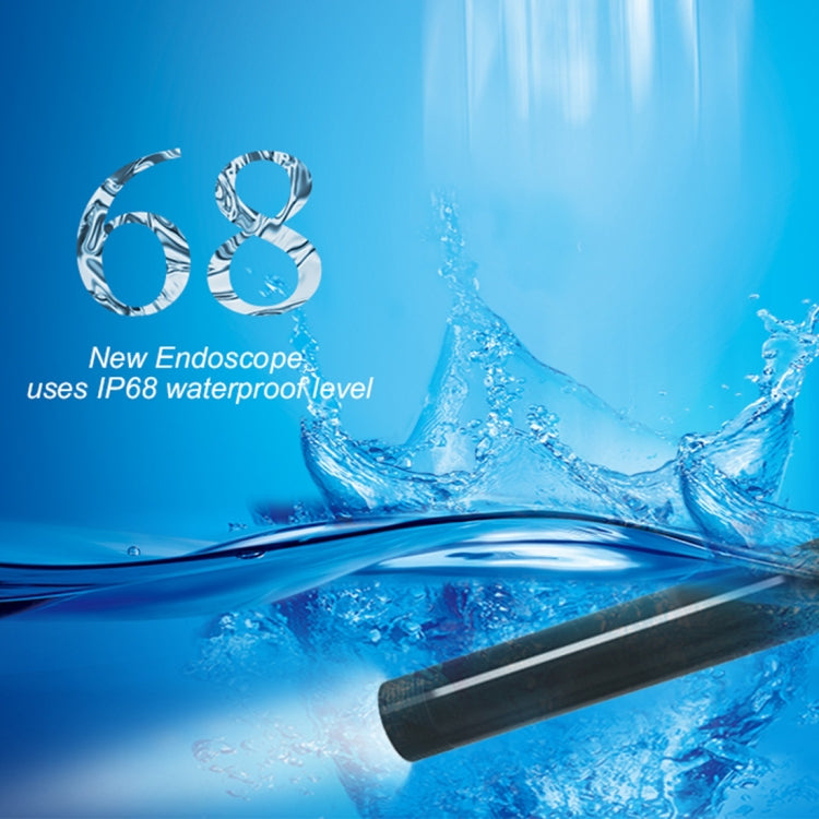 Y101 8mm Spiral Head 3 In 1 Waterproof Digital Endoscope Inspection Camera, Length: 2m Hard Cable, Length: 2m Hard Cable