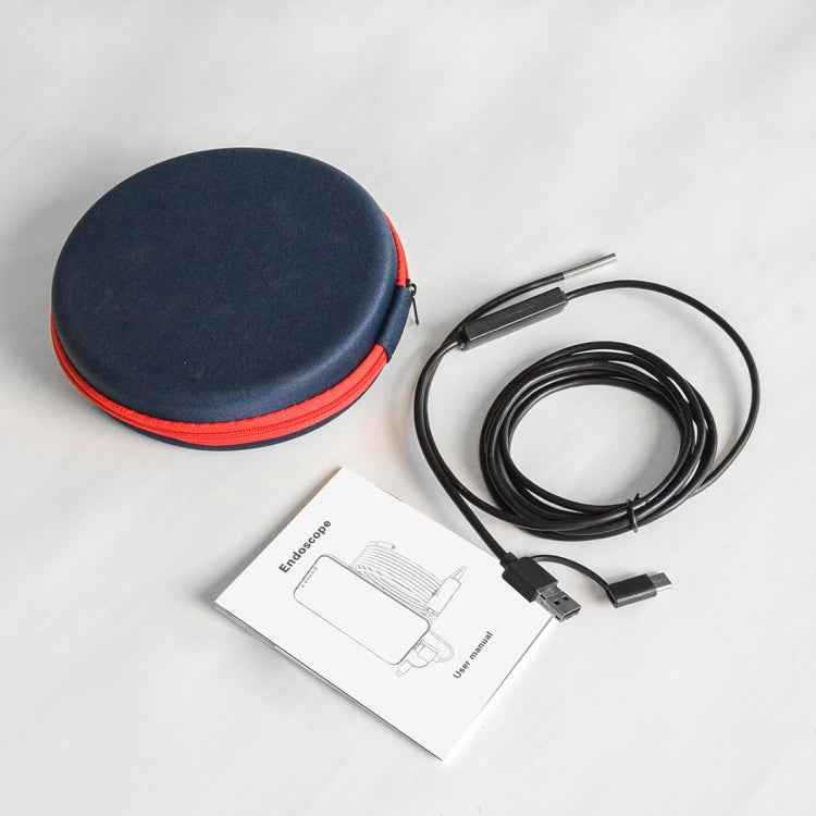 inskam107 3.9mm 3 In 1 HD Waterproof Industry Digital Endoscope Inspection Camera, Length: 5m Flexible Cable