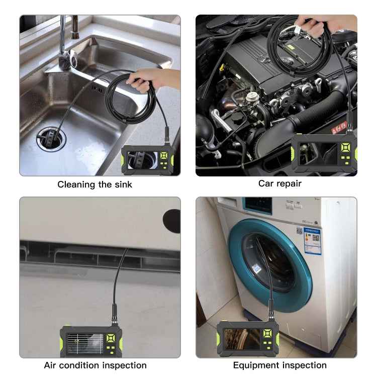 P30 5.5mm IP67 Waterproof 4.3 inch HD Portable Endoscope Hard Cable Industrial Endoscope, Cable Length: 10m