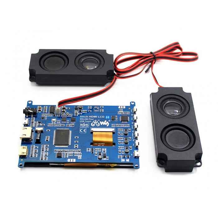 WAVESHARE 5 Inch HDMI LCD (H) 800x480 Touch Screen  for Raspberry Pi Supports Various Systems