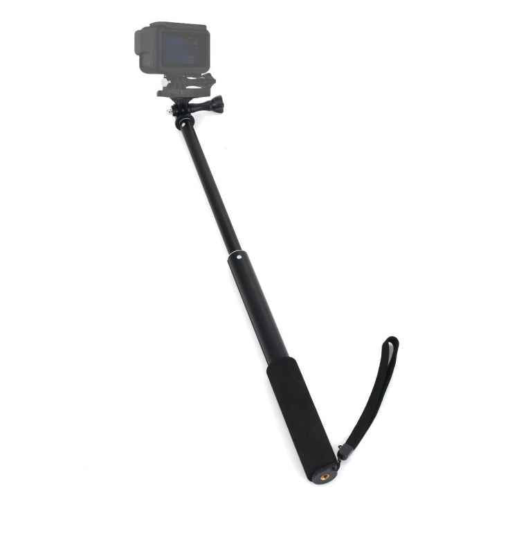 Universal Aluminum Alloy Selfie Stick with Adapter, Length: 25-75cm
