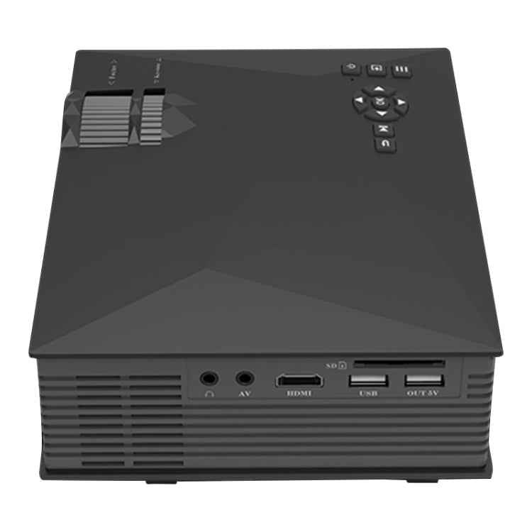 UC68 80ANSI 800x400 Home Theater Multimedia HD 1080P LED Projector,  Support USB/SD/HDMI/VGA/IR