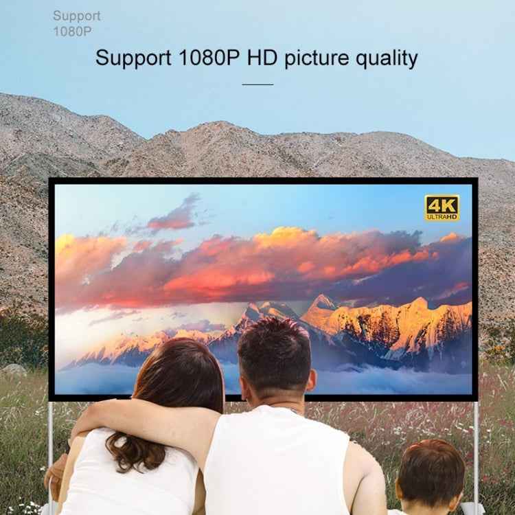 Outdoor Bracket Folding Polyester Projector Film Curtain, Size:84 inch (16:9)