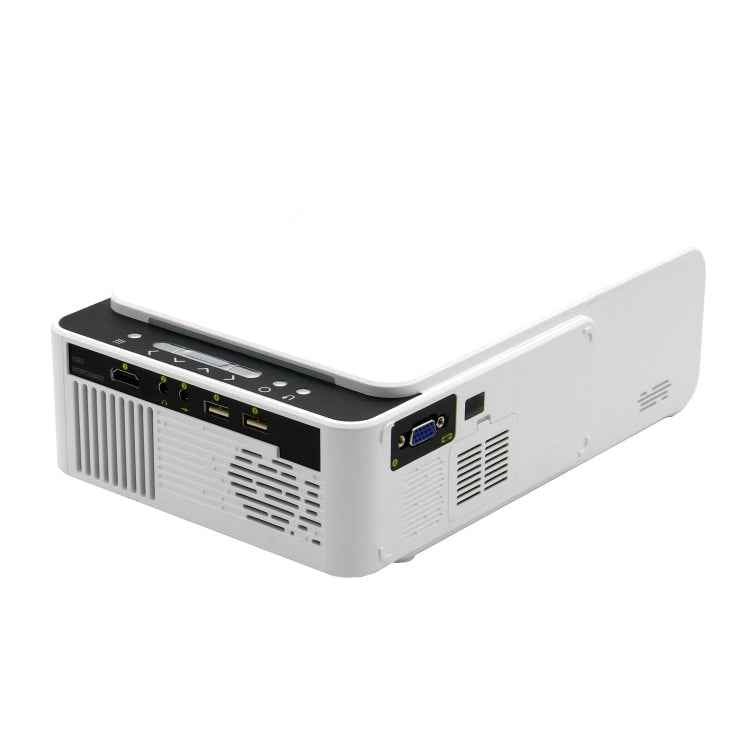 T5 100ANSI Lumens 800x400 Resolution 480P LED+LCD Technology Smart Projector, Support HDMI / SD Card / 2 x USB / Audio 3.5mm, Ordinary Version