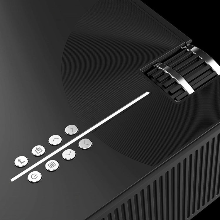 Cheerlux C7 1800 Lumens 800 x 480 720P 1080P HD Smart Projector, Support HDMI / USB / VGA / AV / SD, C7