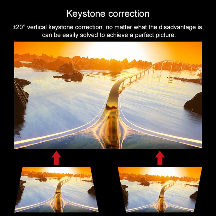 Cheerlux C9 1280x720 720P HD Smart Projector, Support HDMI x 2 / USB x 2 / VGA / AV, C9 (Black), C9 (Black Grey)