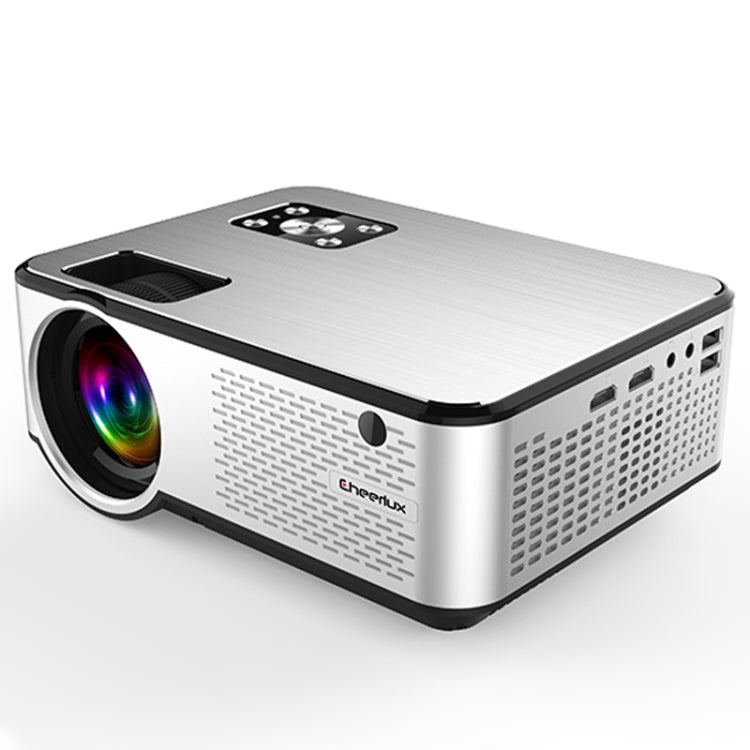Cheerlux C9 1280x720 720P HD Smart Projector, Support HDMI x 2 / USB x 2 / VGA / AV, C9 (Black), C9 (Black Grey)