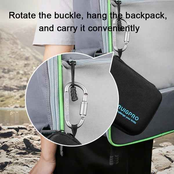 RUIGPRO Shockproof Waterproof Portable Case Box for DJI Osmo Action, Size: 17.3cm x 12.3cm x 6.5cm