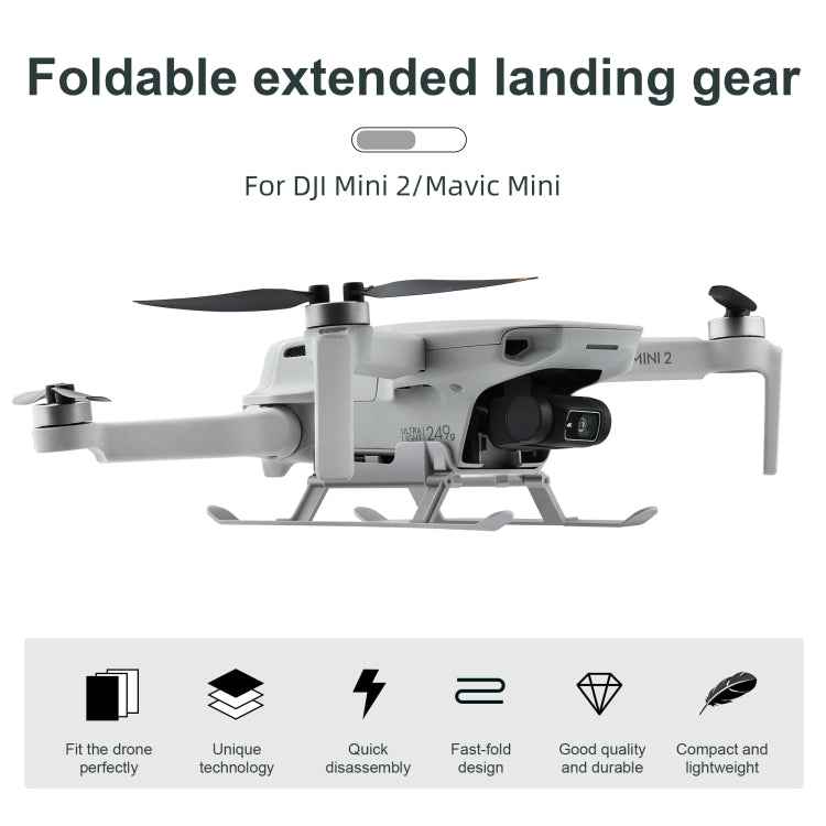 STARTRC 1106837 Shockproof Quick Release Anti-collision Landing Gear Height Extender Holder for DJI Mini 2 / Mavic Mini