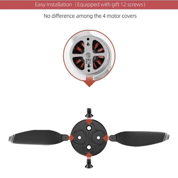 4 PCS Sunnylife Motor Metal Protection Cover for DJI Mini 2
