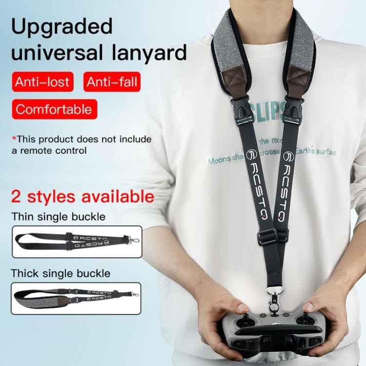RCSTQ Thick Anti-lost Anti-fall Neck Strap Holder Lanyard for DJI FPV Remote Control