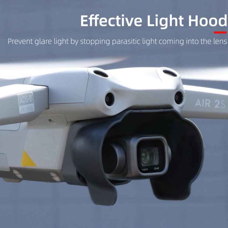 Sunnylife A2S-Q9350 Camera Lens Sunshade Anti-glare Hood for DJI Air 2S / Mavic Air 2