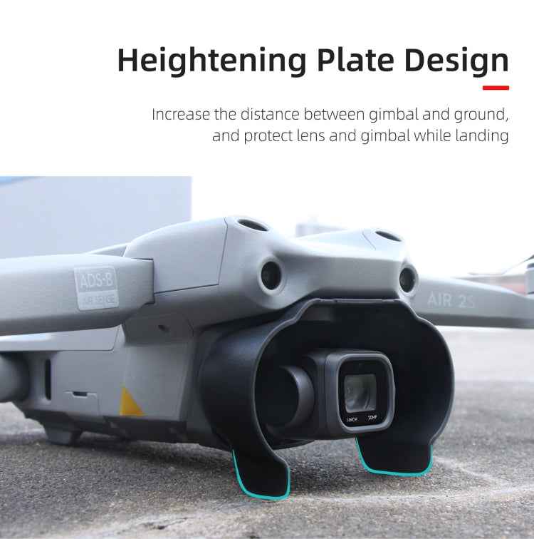 Sunnylife A2S-Q9350 Camera Lens Sunshade Anti-glare Hood for DJI Air 2S / Mavic Air 2
