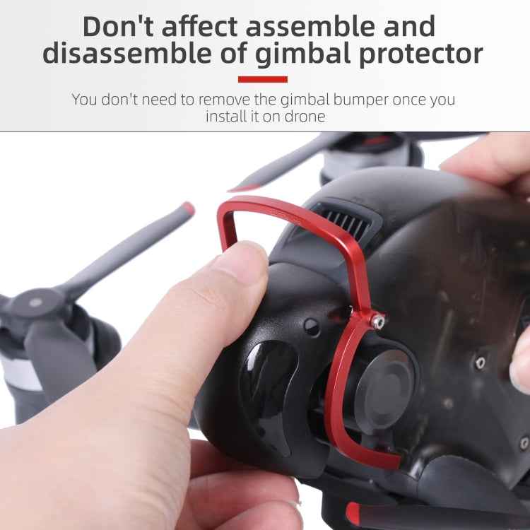 Sunnylife FV-Q9353 Gimbal Bumper Anti-collision Aluminum Alloy Guard Protector Bumper for DJI FPV