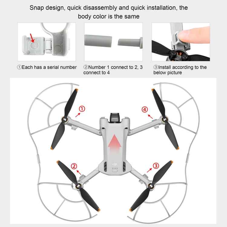 STARTRC Drone Propeller Protective Guard Anti-collision Ring for DJI Mini 3 Pro