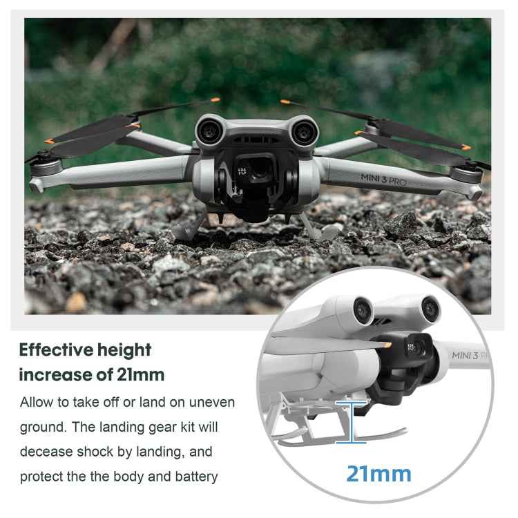 STARTRC Folding Anti-fall Anti-dirt Heightened Landing Gear Training Rack for DJI Mini 3 Pro