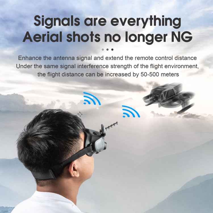 For DJI Avata Goggles 2 STARTRC 5.8GHz Yagi Antenna Signal Booster