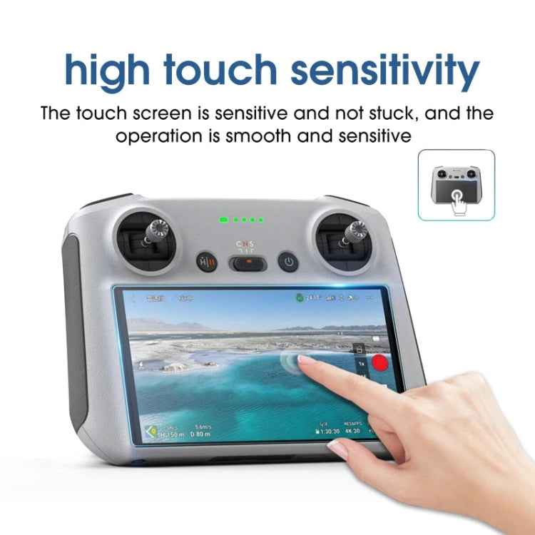 For DJI Mavic 3 Classic Remote Control Explosion-proof Tempered Glass Screen Film