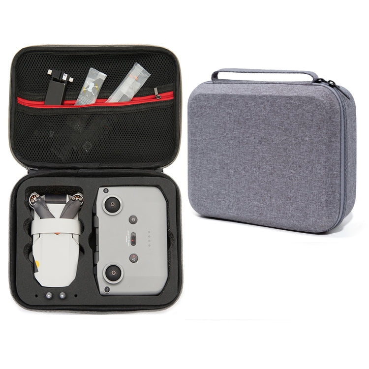 For DJI Mini 2 SE Grey Shockproof Carrying Hard Case Drone Storage Bag, Size: 24 x 19 x 9cm