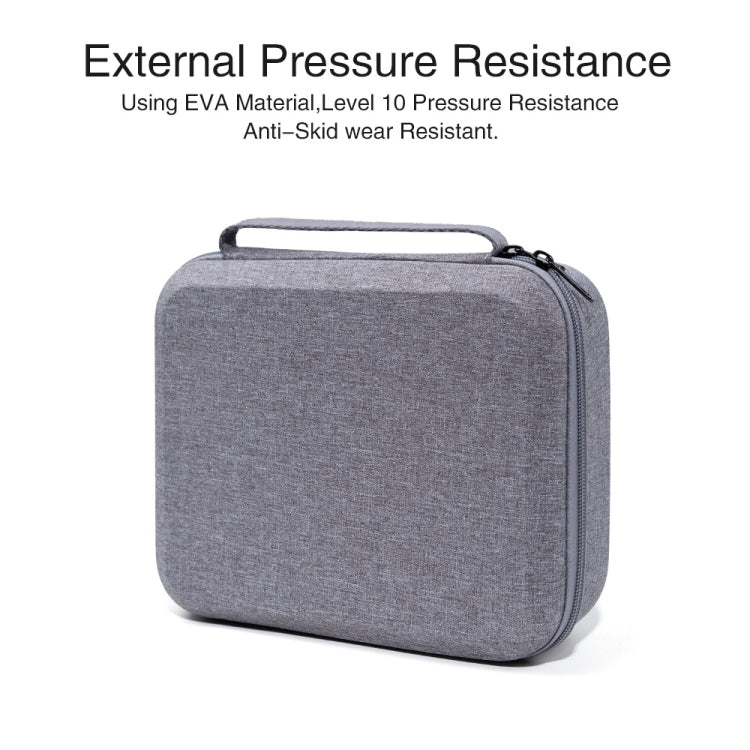 For DJI Mini 2 SE Grey Shockproof Carrying Hard Case Drone Storage Bag, Size: 24 x 19 x 9cm