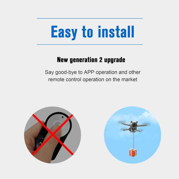 For DJI Mini 3 / Mini 3 Pro STARTRC Air-Dropping System Thrower Parabolic Bracket