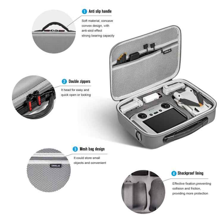 For DJI Mini 3 Pro / RC with Screen STARTRC Waterproof Shoulder Storage Bag Handbag