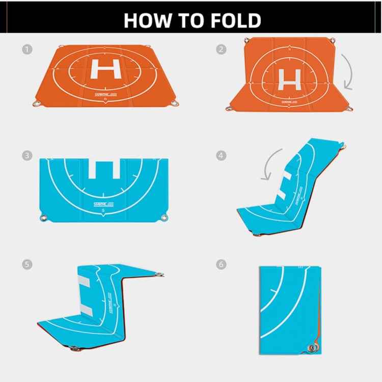 STARTRC 65cm Portable Foldable Square Parking Apron Landing Pad for DJI FPV / mini 2 / Mavic Air 2 / Air 2S