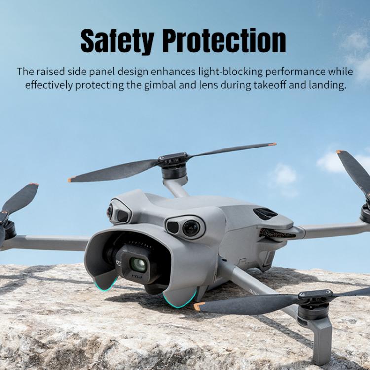 For DJI Mini 4 Pro STARTRC Lens Hood Gimbal Anti-Glare Sunshade Cover, For DJI Mini 5 Pro